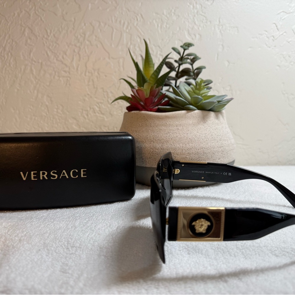 Versace Bold Black Sunglasses - image 2